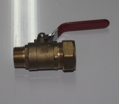 Кран для нержавеющих гофрированных труб HYDROSTA